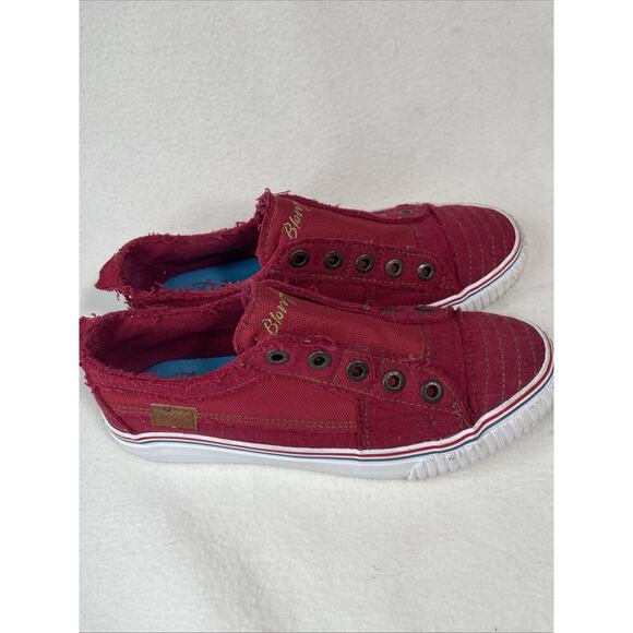 Blowfish Women’s Play Slip-On Sneakers Size 8.5 Casual Sneaker Red - Picture 4 of 8